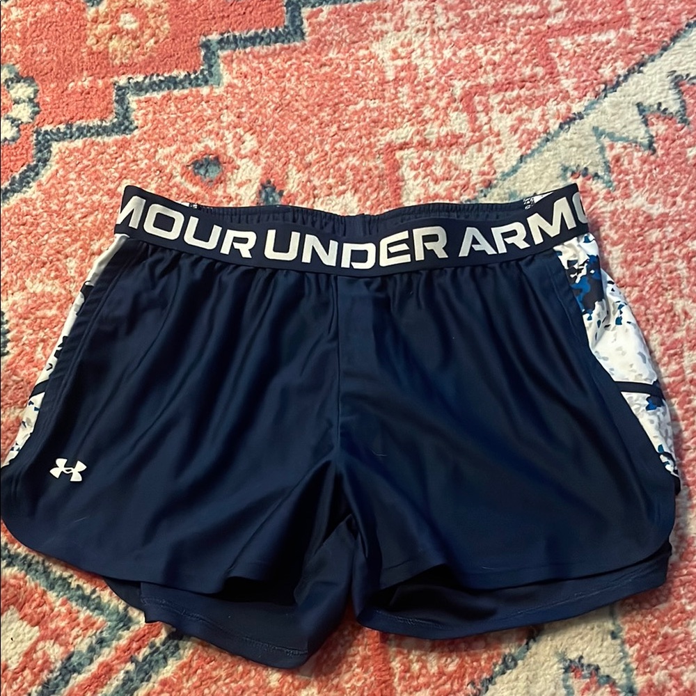 Under Armour Women's Dark Blue Athletic Shorts